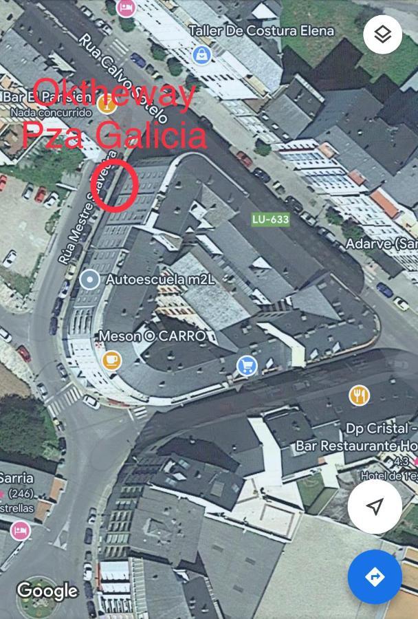 Oktheway Praza Galicia Apartman Sarria Kültér fotó